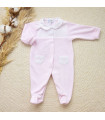 Pijama Terciopelo Rosa Nido Panal