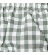 Diseño del pololo bebé verde vichy algodón cintura elástica diseño clásico cómodo y ligero