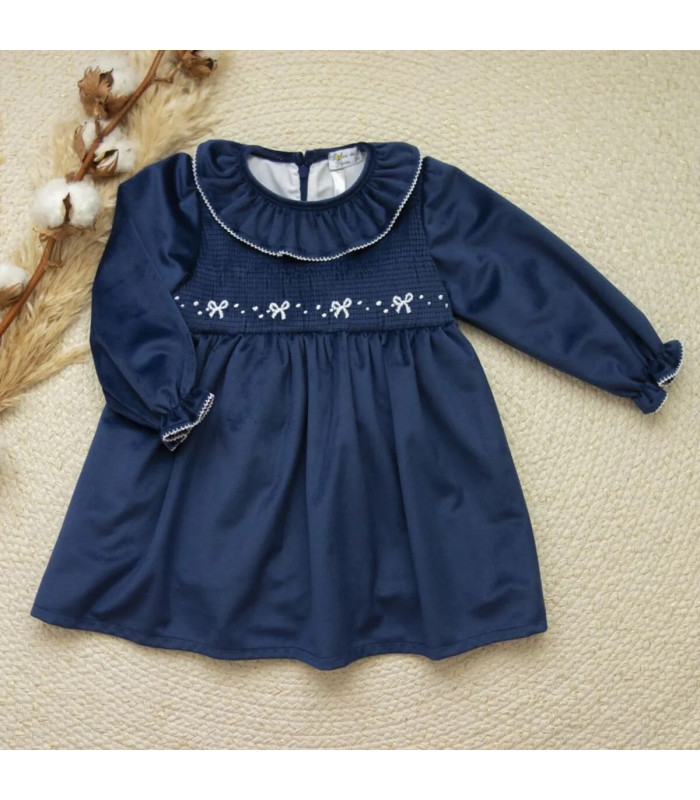 ▶️  Vestido Terciopelo Azul.