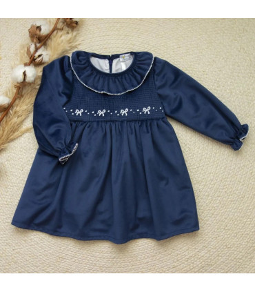 ▶️  Vestido Terciopelo Azul.