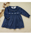 Vestido Terciopelo Azul