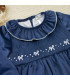 ▶️  Vestido Terciopelo Azul.