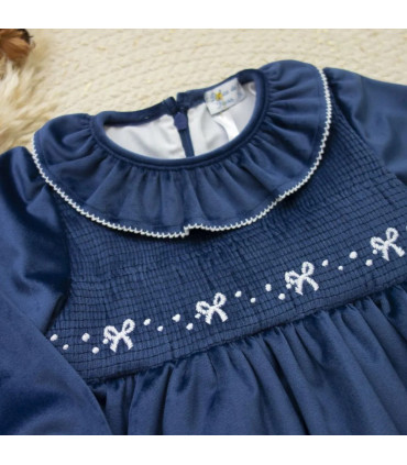 Vestido Terciopelo Azul