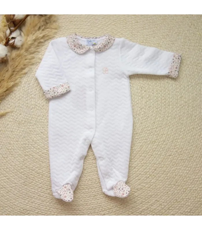 ▶️  Pijama Bebe Flores al por mayor DF260038 | Top Baby