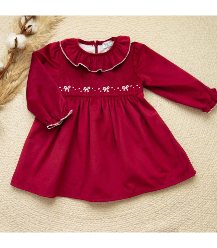 ▶️  Vestido Terciopelo Rojo.