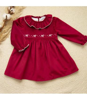 ▶️  Vestido Terciopelo Rojo.