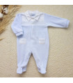 Pijama Azul Nido Panal