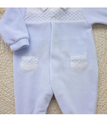 Pijama Azul Nido Panal