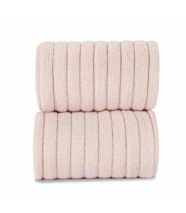 Calcetín Canalé Cóndor Nude 674 de algodón para bebé y niño, detalle canalé.