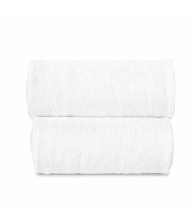 Calcetín Alto Liso Cóndor Blanco 200 de algodón para bebé y niño, detale punto liso.