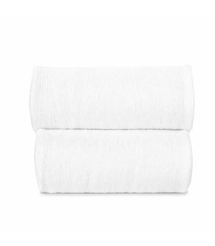 Calcetín Alto Liso Cóndor Blanco 200 de algodón para bebé y niño, detale punto liso.