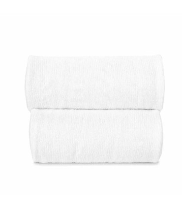 Calcetín Alto Liso Cóndor Blanco 200 de algodón para bebé y niño, detale punto liso.