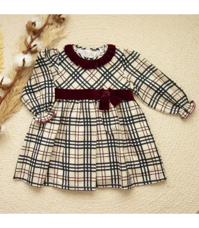 Vestido Cuadros Burberry