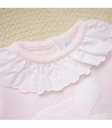 Conjunto Jersey Y Braguita Conejito Con Pompon