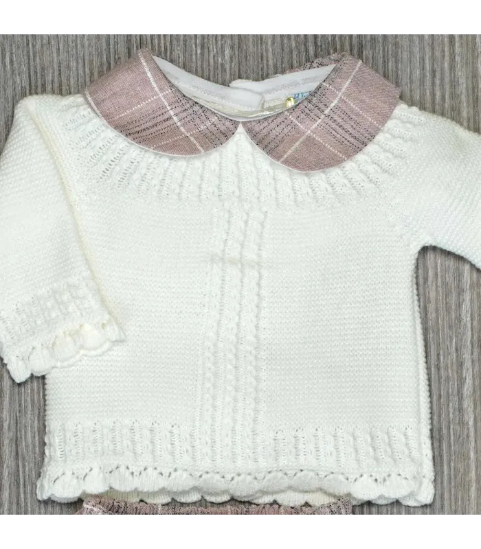 Conjunto Jersey y Pololo de Cuadros para Bebé | Gateos