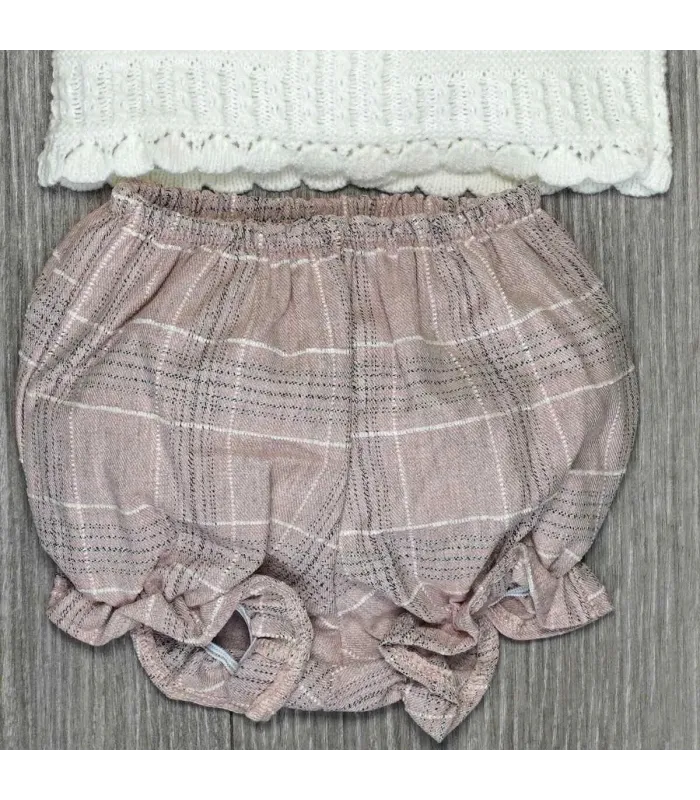 Conjunto Jersey y Pololo de Cuadros para Bebé | Gateos