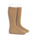 Calcetín Alto Liso Cóndor Camel 326 de algodón para bebé y niño, foto catalogo.
