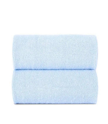 Calcetín Alto Liso Cóndor Azul Bebé 410 de algodón para bebé y niño, detalle punto liso.