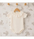 ▶️  Body Plumeti Manga Corta Beige