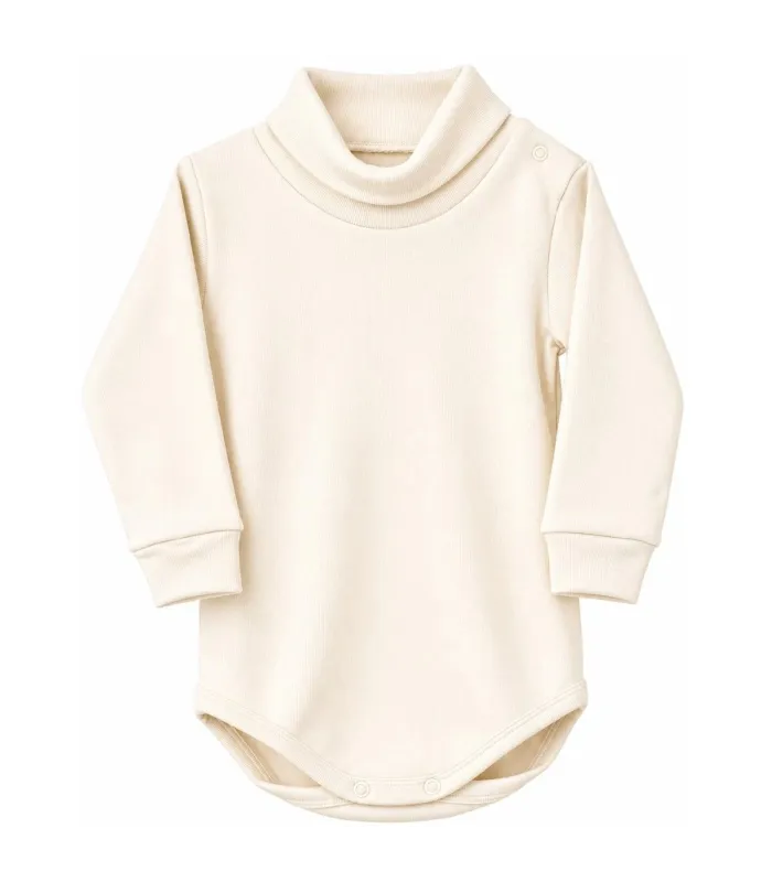 Body bebé crudo cuello cisne Calamaro, foto catalogo.