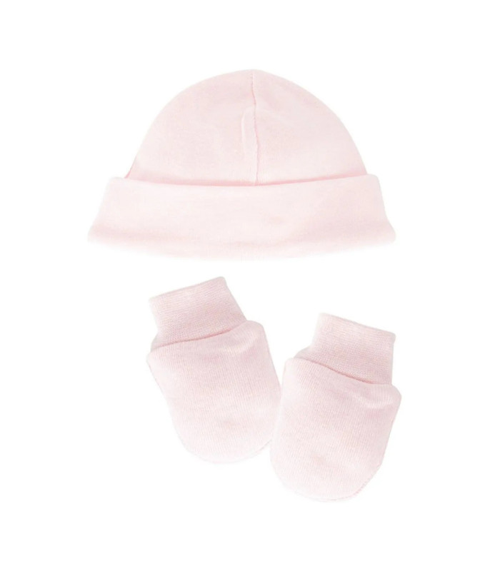 Pack natal Rosa (gorro+manopla)