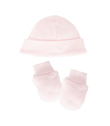 Pack natal Rosa (gorro+manopla)