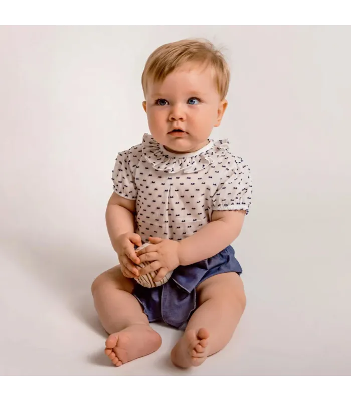 Body Camisa Plumeti Y Pololo Bico