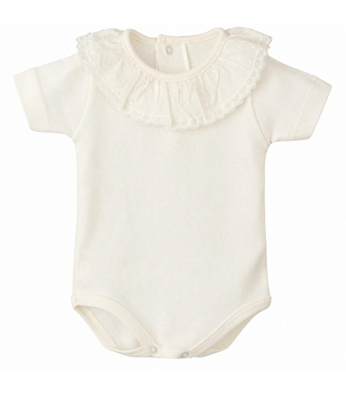 Body Plumeti Manga Corta Beige