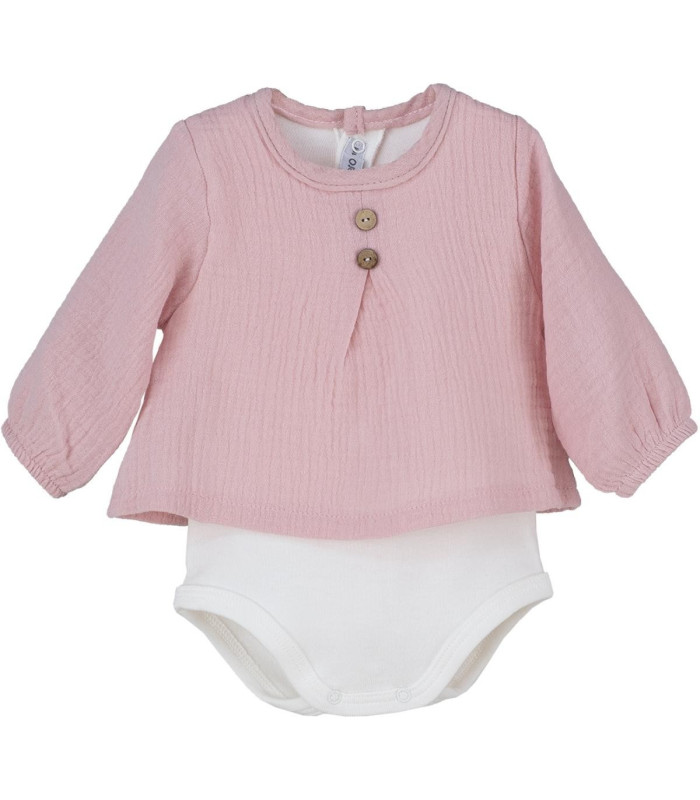 Body Blusa Bambula Nude Puck foto catalogo.