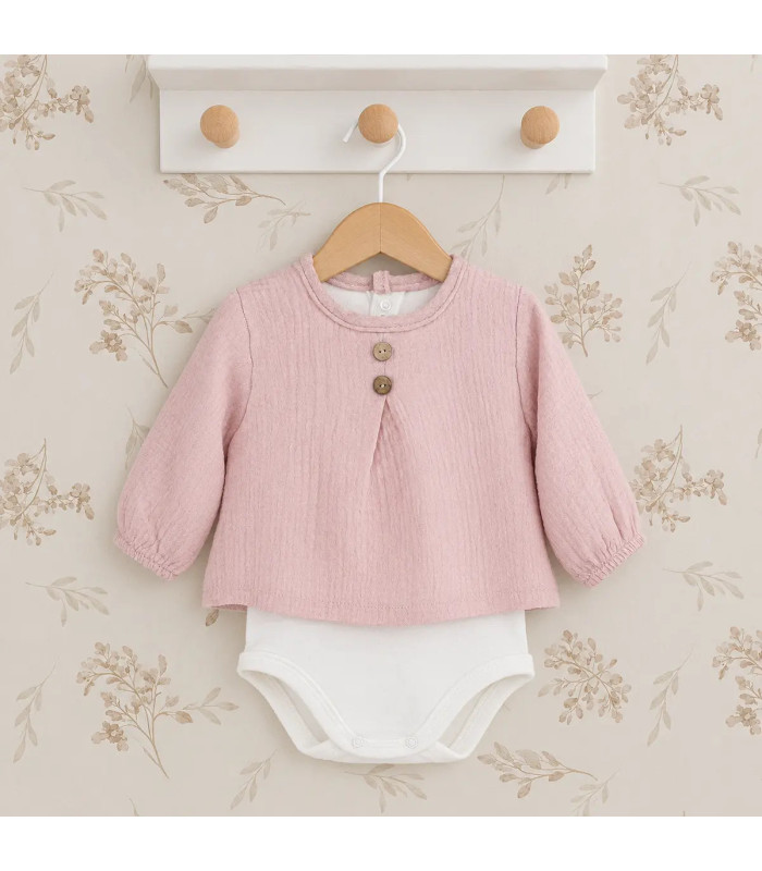 Body Blusa Bambula Nude Puck.