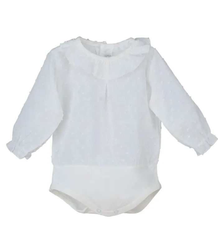 Body camisa bebé crudo plumeti Calamaro