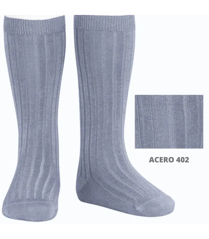 Calcetín Alto Canalé Cóndor Acero