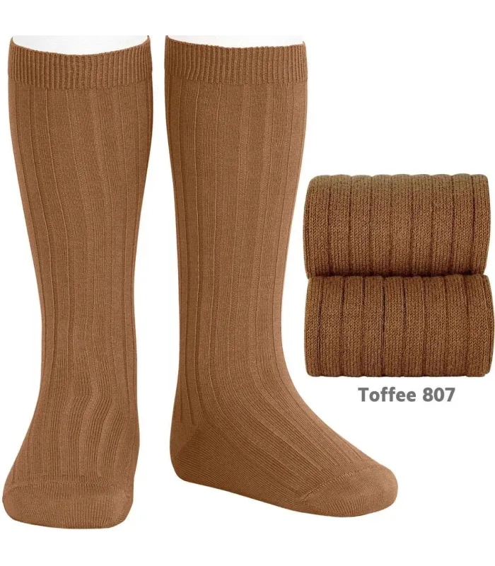 Calcetín Alto Canalé Cóndor Toffee