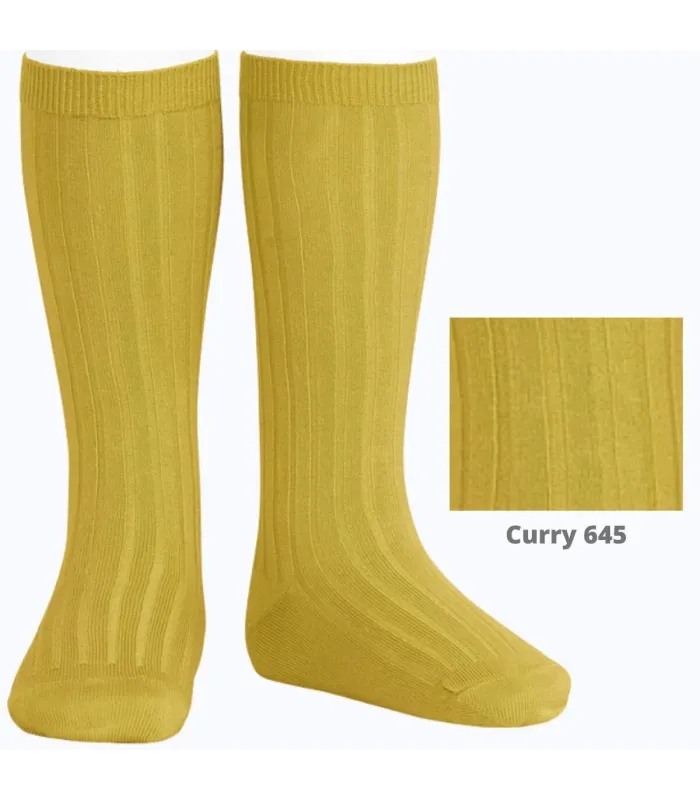 Calcetín Alto Canalé Cóndor Curry