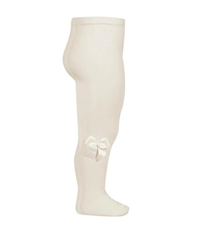 Leotardo Liso con Lazo Grosgrain Cóndor Lino para Bebé y N