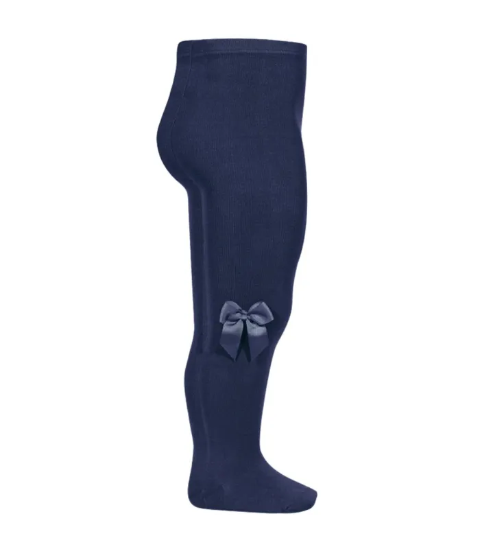 Leotardo Liso con Lazo Grosgrain Cóndor Azul Marino
