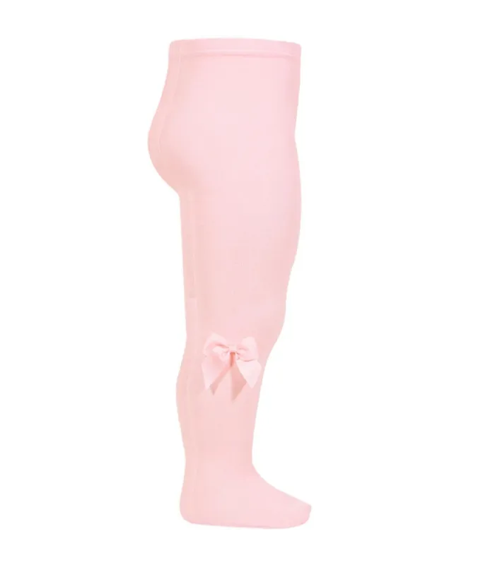 Leotardo Liso con Lazo Grosgrain Cóndor Rosa