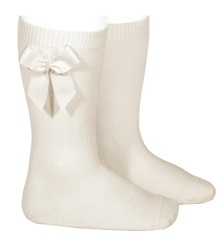 Calcetín Lazo Grosgrain Cóndor Lino