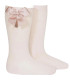 Calcetín Lazo Grosgrain Cóndor Nude