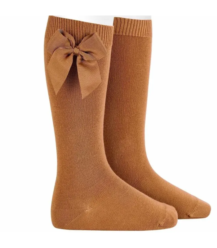 Calcetín Lazo Grosgrain Cóndor Canela