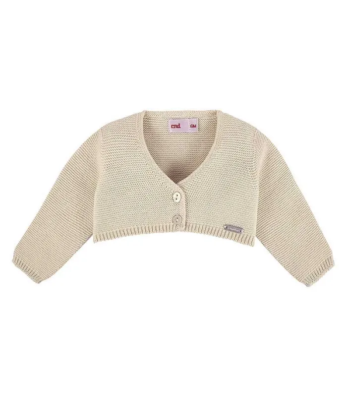 Chaqueta Cóndor Lino 304 de punto bobo. Fondo blanco.