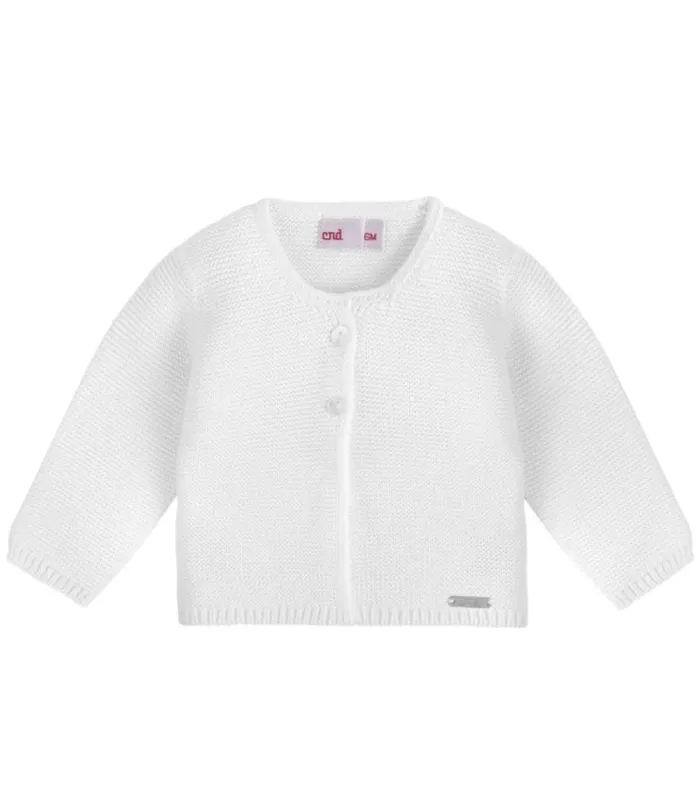 Chaqueta larga Cóndor Blanco 200 de algodón con textura de punto bobo foto catalogo