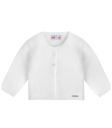 Chaqueta larga Cóndor Blanco 200 de algodón con textura de punto bobo foto catalogo