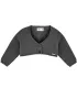 Chaqueta Cóndor Gris Antracita de punto bobo. Fondo blanco.