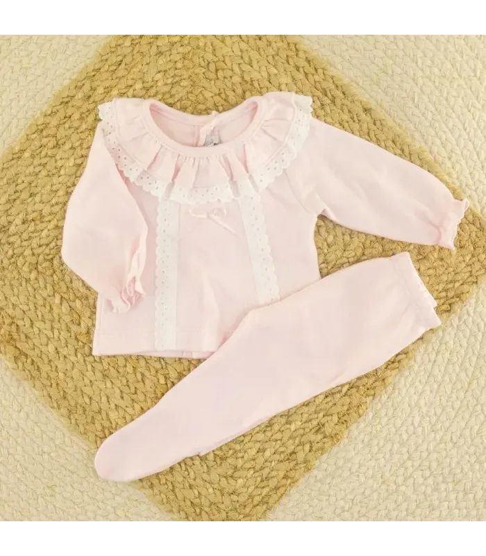 Conjunto Polaina Gregal Rosa