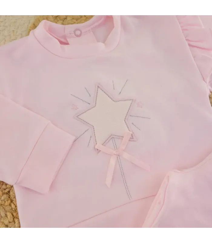 Conjunto Sport bebé rosa Calamaro Lebeche