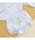 Conjunto Pololo bebé celeste Calamaro Lebeche