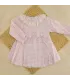Vestido bebe niña rosa nude Calamaro Berg
