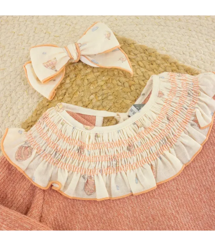 Vestido niña rosa viejo Calamaro Anemoi