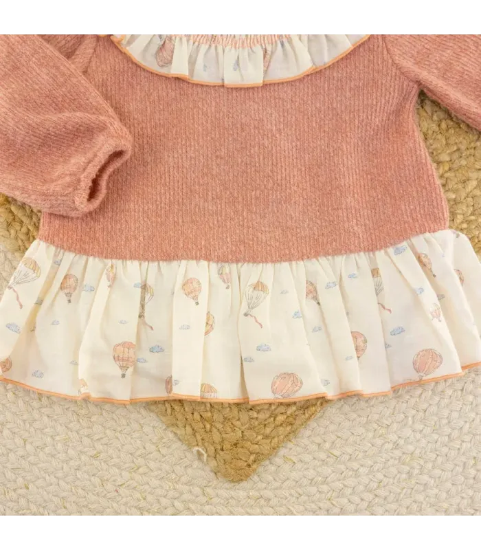 Vestido niña rosa viejo Calamaro Anemoi